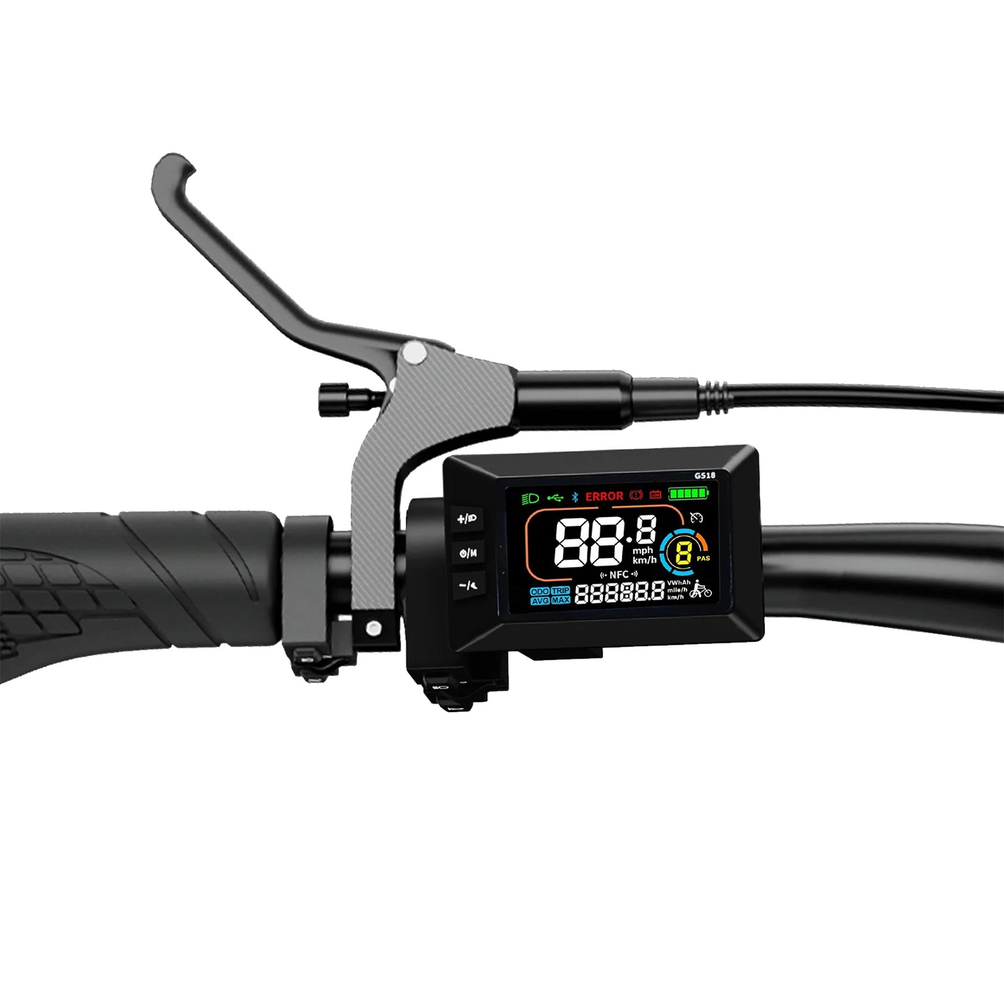 Folding Electric Bicycle 20X4.0" 1400W,28Mph,60Mile,48V 15Ah,Urban Commuting Adult Electric Bicycle