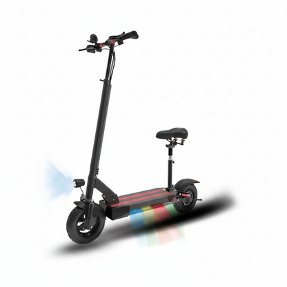 Electric Scooter with Seat for Adults,35 MPH MAX Speed ,1200W Foldable Escooter, 10 Inch Street Tire,Ul2272