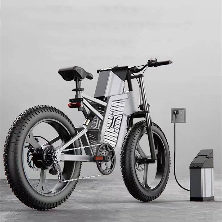 Off-Road Electric Mountain Bike - Lithium Battery Pedal Assist