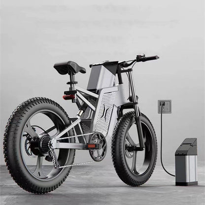 Off-Road Electric Mountain Bike - Lithium Battery Pedal Assist