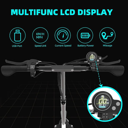 Electric Scooter with Seat for Adults,35 MPH MAX Speed ,1200W Foldable Escooter, 10 Inch Street Tire,Ul2272