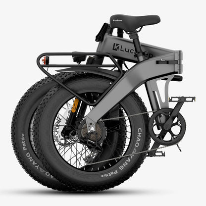 Folding Electric Bicycle 20X4.0" 1400W,28Mph,60Mile,48V 15Ah,Urban Commuting Adult Electric Bicycle