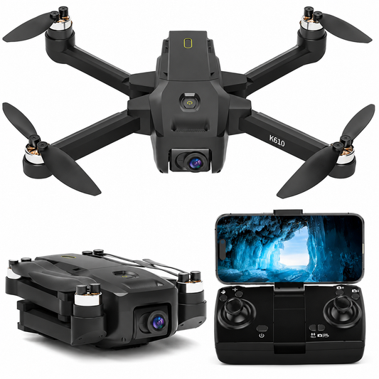 GPS Drone with 4K Camera Foldable Quadcopter FPV Auto Return Home 5G Transmission Adjustable Lens 20 Min Flight