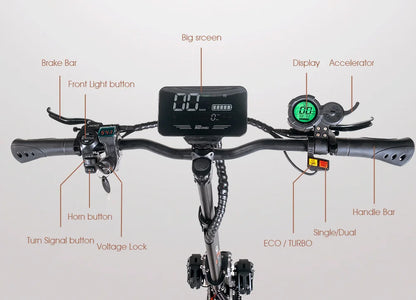 Obarter D5 Electric Scooter - 5000W, 70km/h Max Speed, Removable Battery