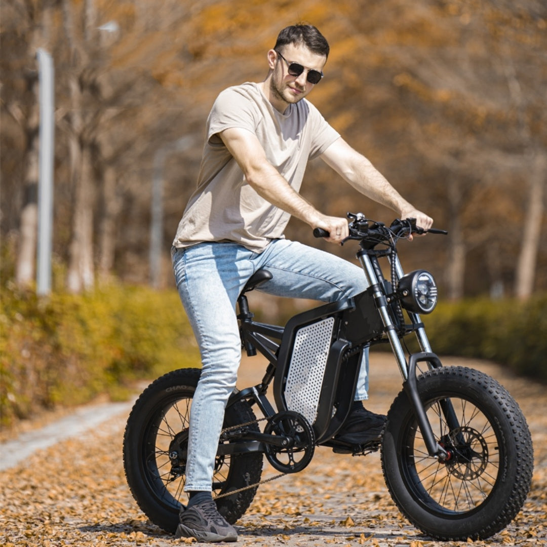 20" 48V Off-Road Electric Bicycle - National Standard Pedal Assist E-Bike