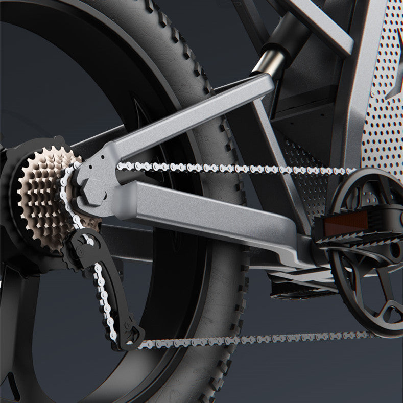 Off-Road Electric Mountain Bike - Lithium Battery Pedal Assist