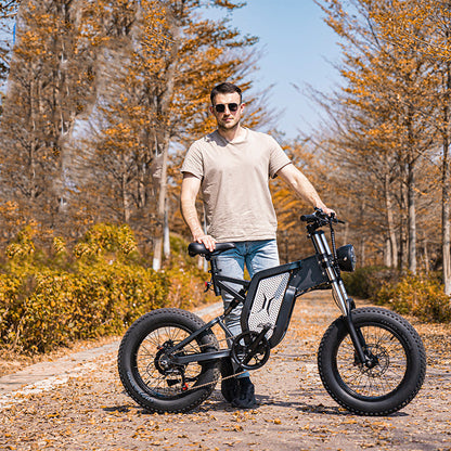 Off-Road Electric Mountain Bike - Lithium Battery Pedal Assist
